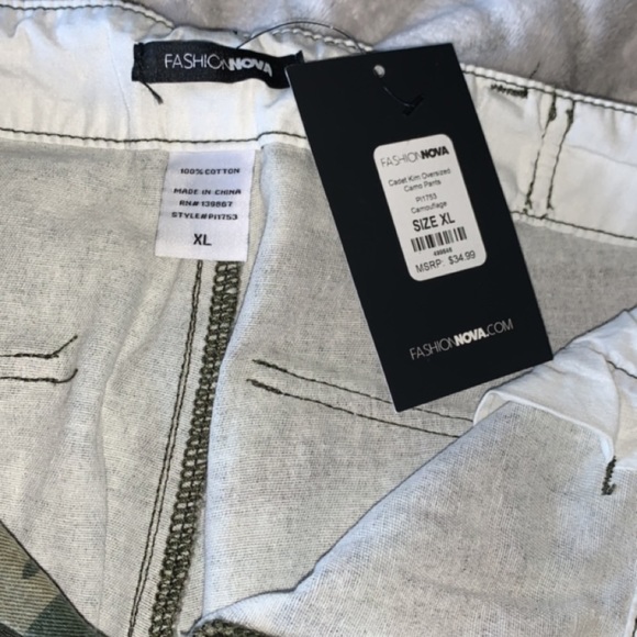 Fashion Nova Camouflage pant - Picture 1 of 5